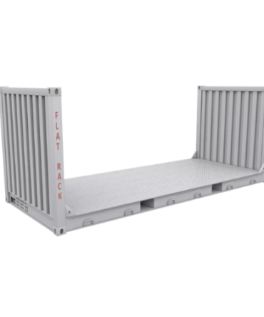 Container maritime 20 pieds flat rack-neuf